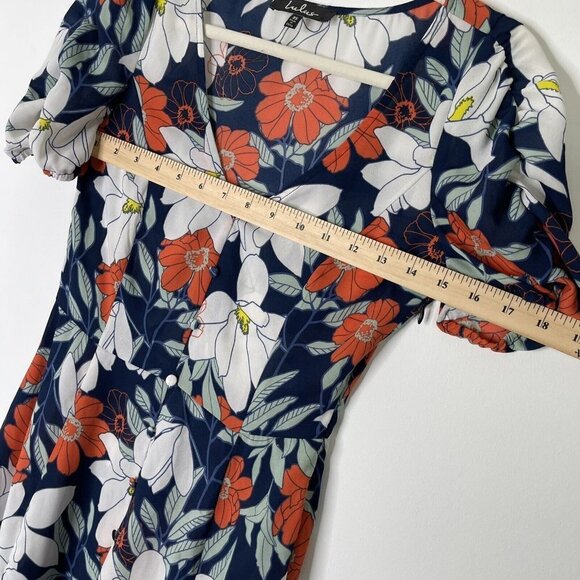 Lulus Poppies Floral Cover Up Dress Women’s Size XS Sheer Beach - Picture 6 of 11